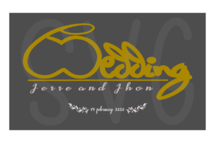 Wedding Initial Silhouette Embroidery Design Review